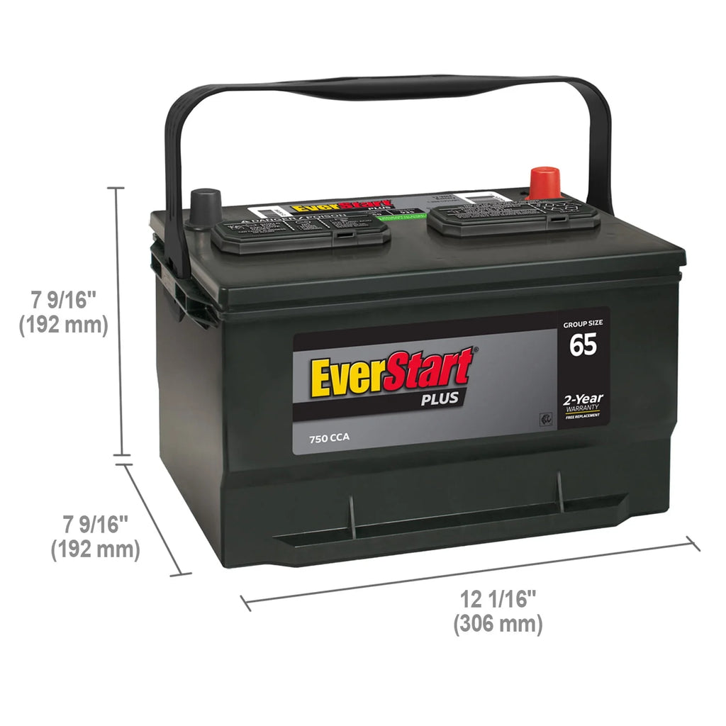 Lead Acid Automotive Battery Group Size 65 12 Volt 750 CCA U242
