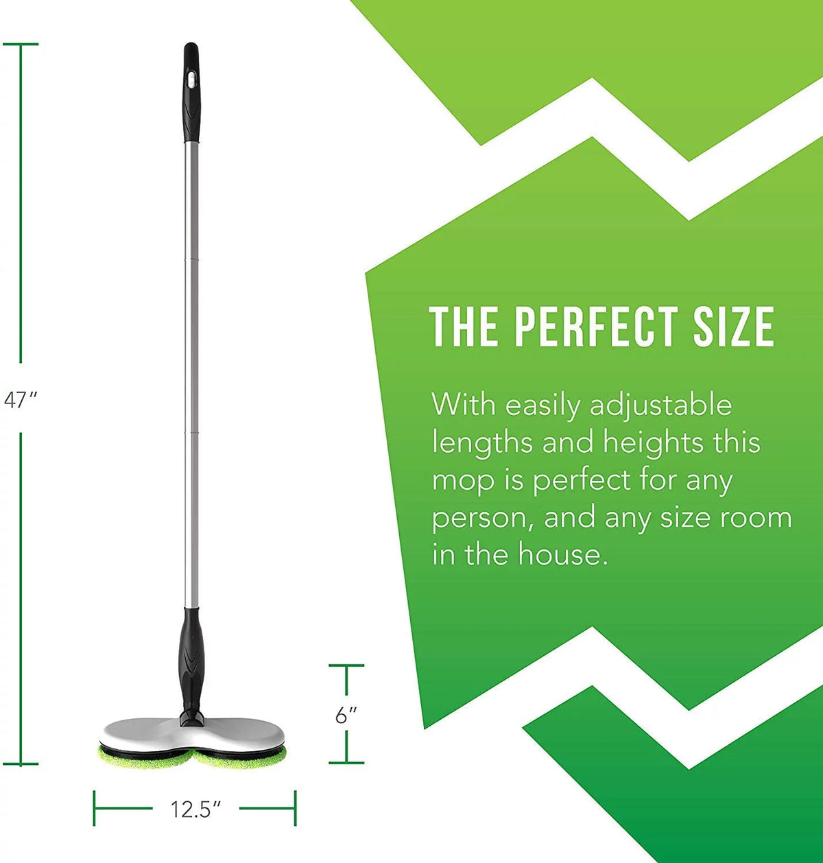 Cordless Rechargeable Electric Mop Floor Cleaner and Scrubber Z156