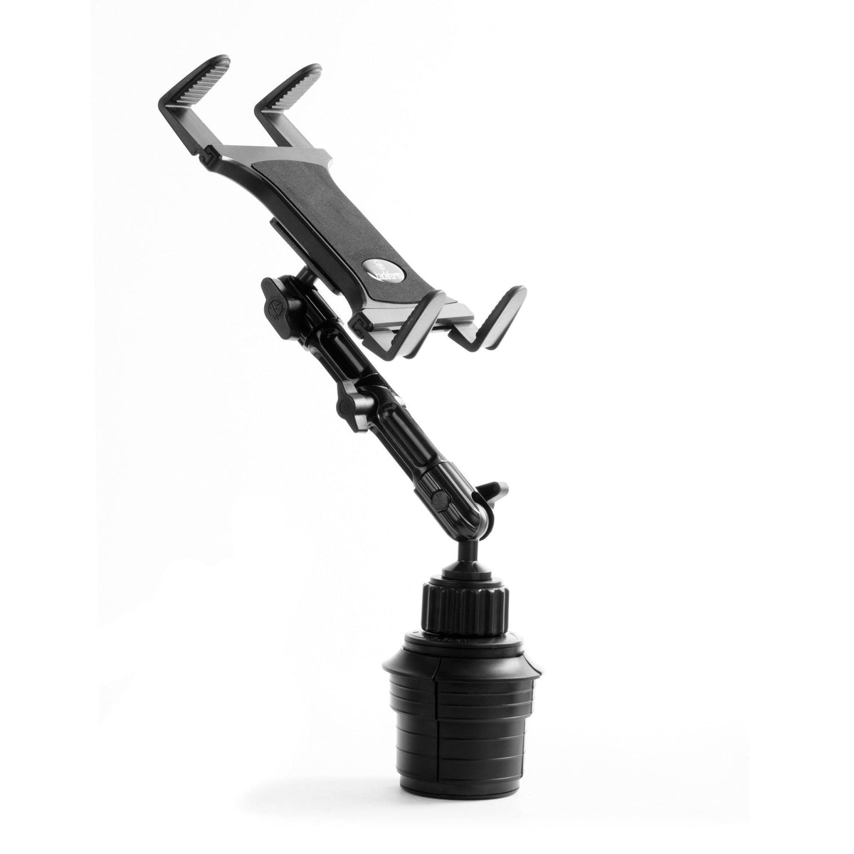 Aluminum 3-Way Adjustable Arm Tablet Cup Holder Mount R4077
