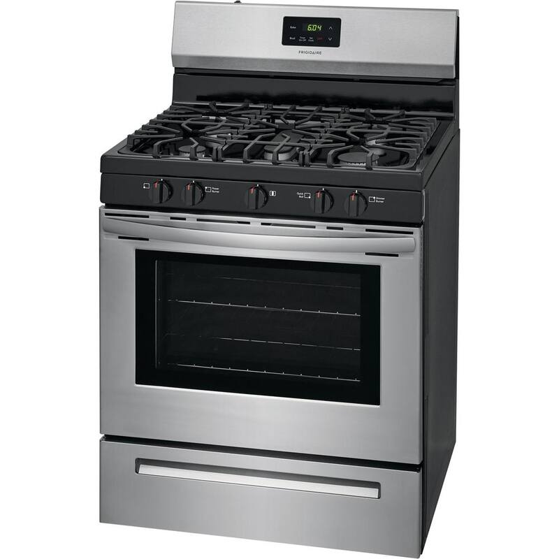 5 Burner Freestanding Gas Range in Stainless Steel S407