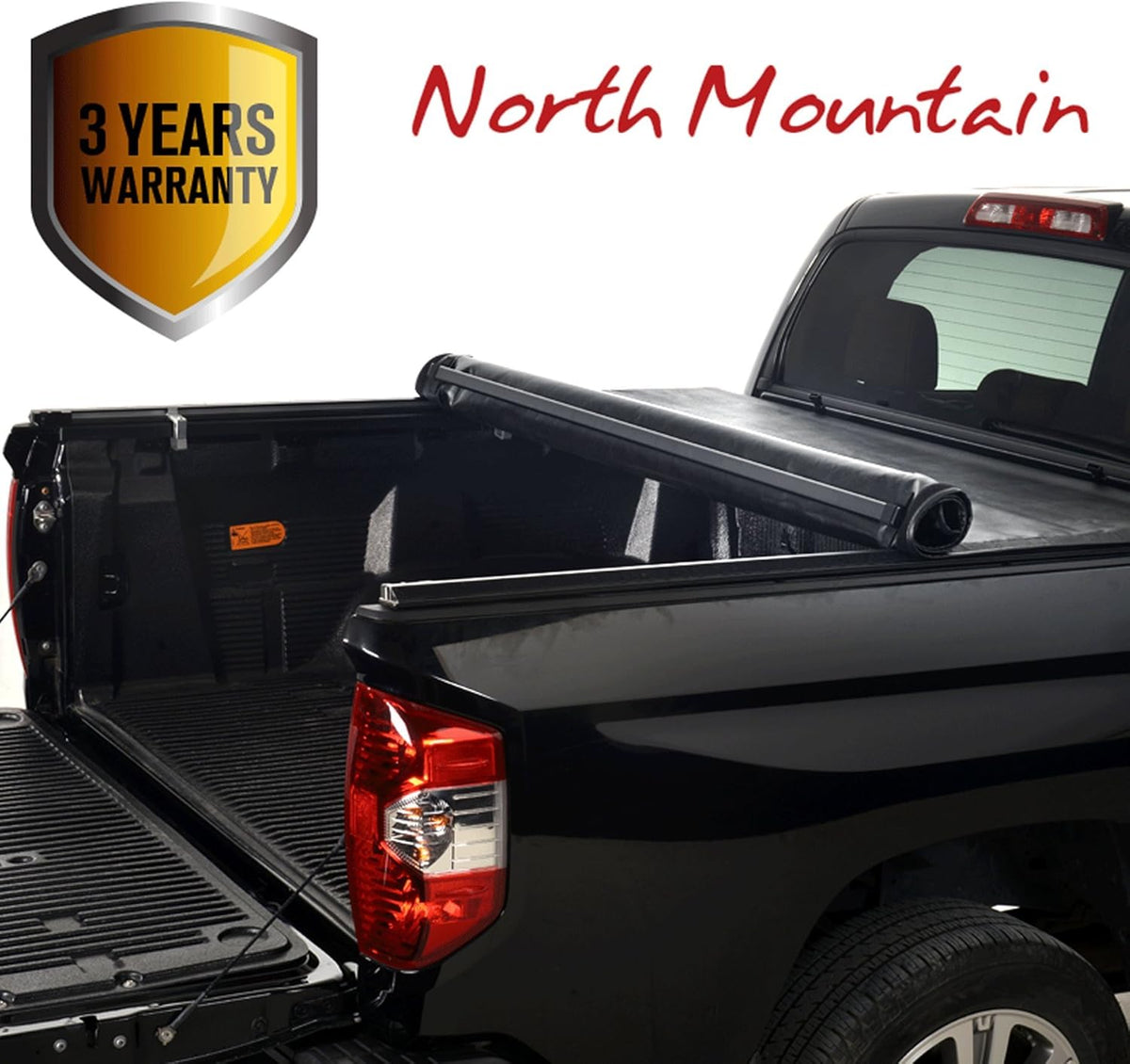 Soft Roll Up Tonneau Cover with Rails and Mounting Hardware Z200