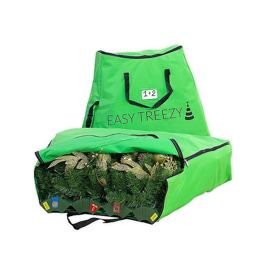 Green Tree Storage Bags Set of 2 I10290