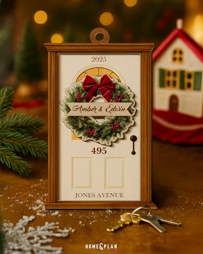 4" Wooden Hanging Christmas Ornament W3405