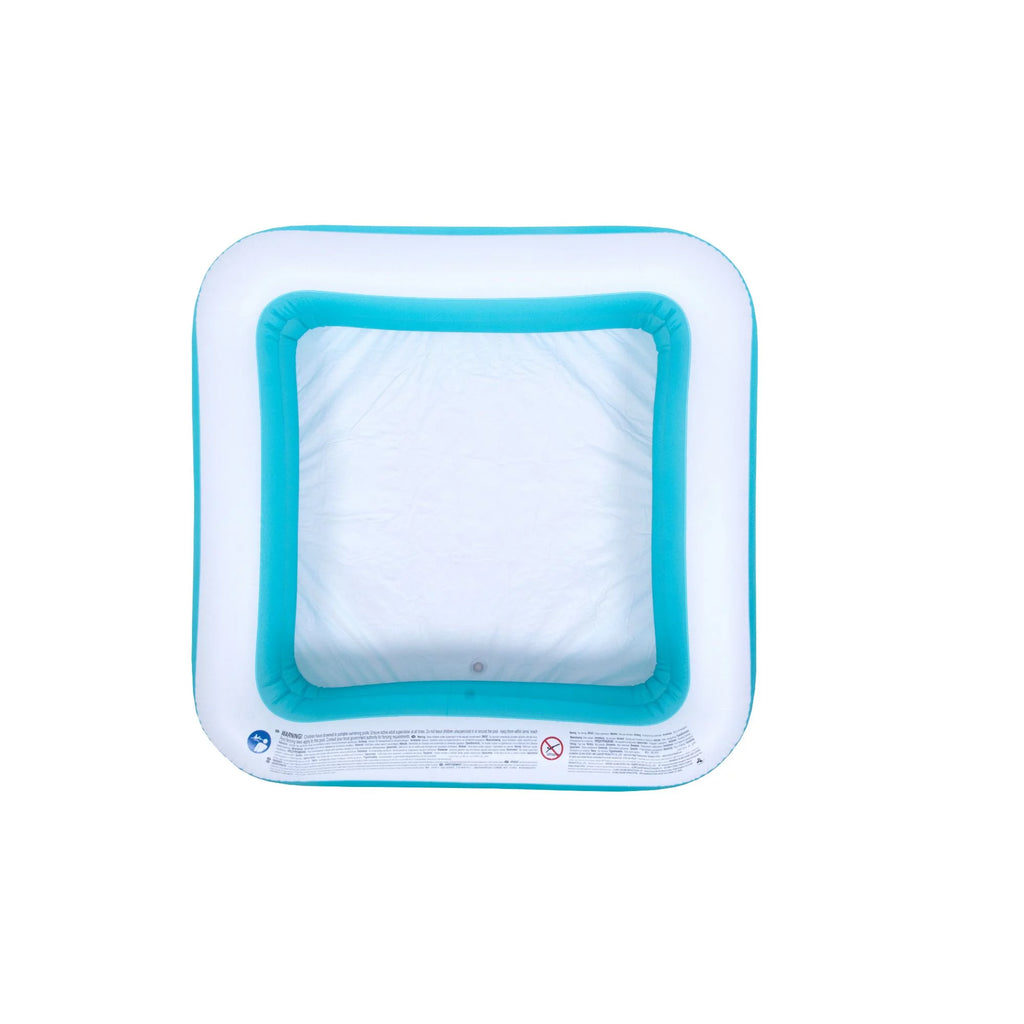 Inflatable Blue and White 2-Ring Swimming Pool R873
