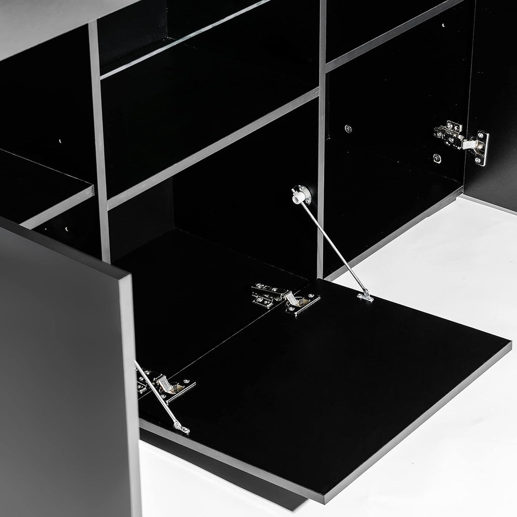 Black Sideboard with LED Lights H28500