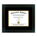 Black 1.5x22 Diploma Frame with Double Matting I787239