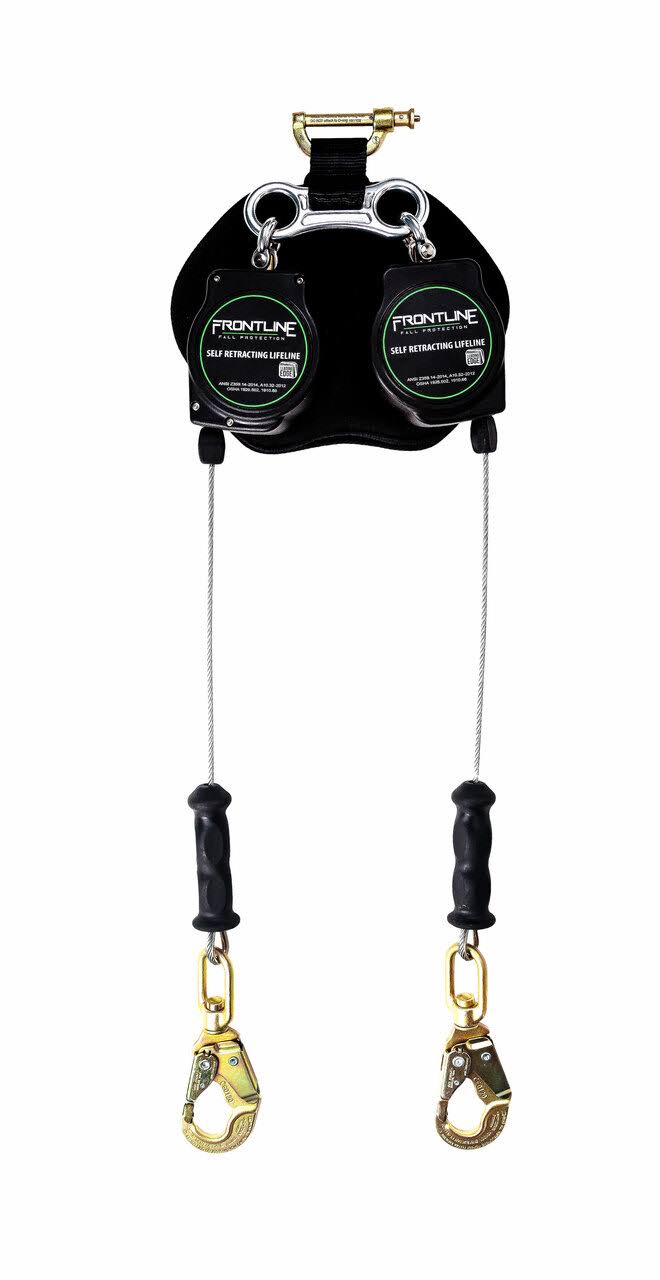 Twin Leg Cable SRL with Steel Snap Hook Ends Q79954