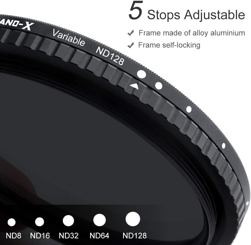 46mm Variable ND Filter ND8-ND128 3-7 Stop R42153