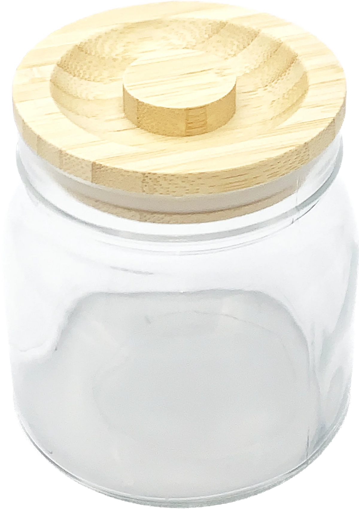 Glass Jar with Wooden Lid E4766