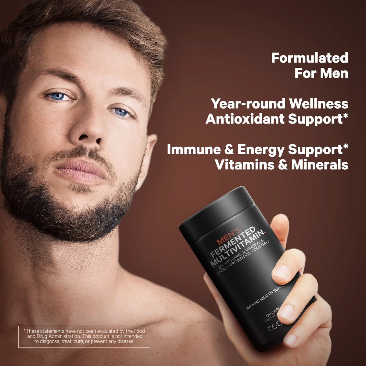 Men’s Daily Multivitamin Capsules, 120 ct Y23049