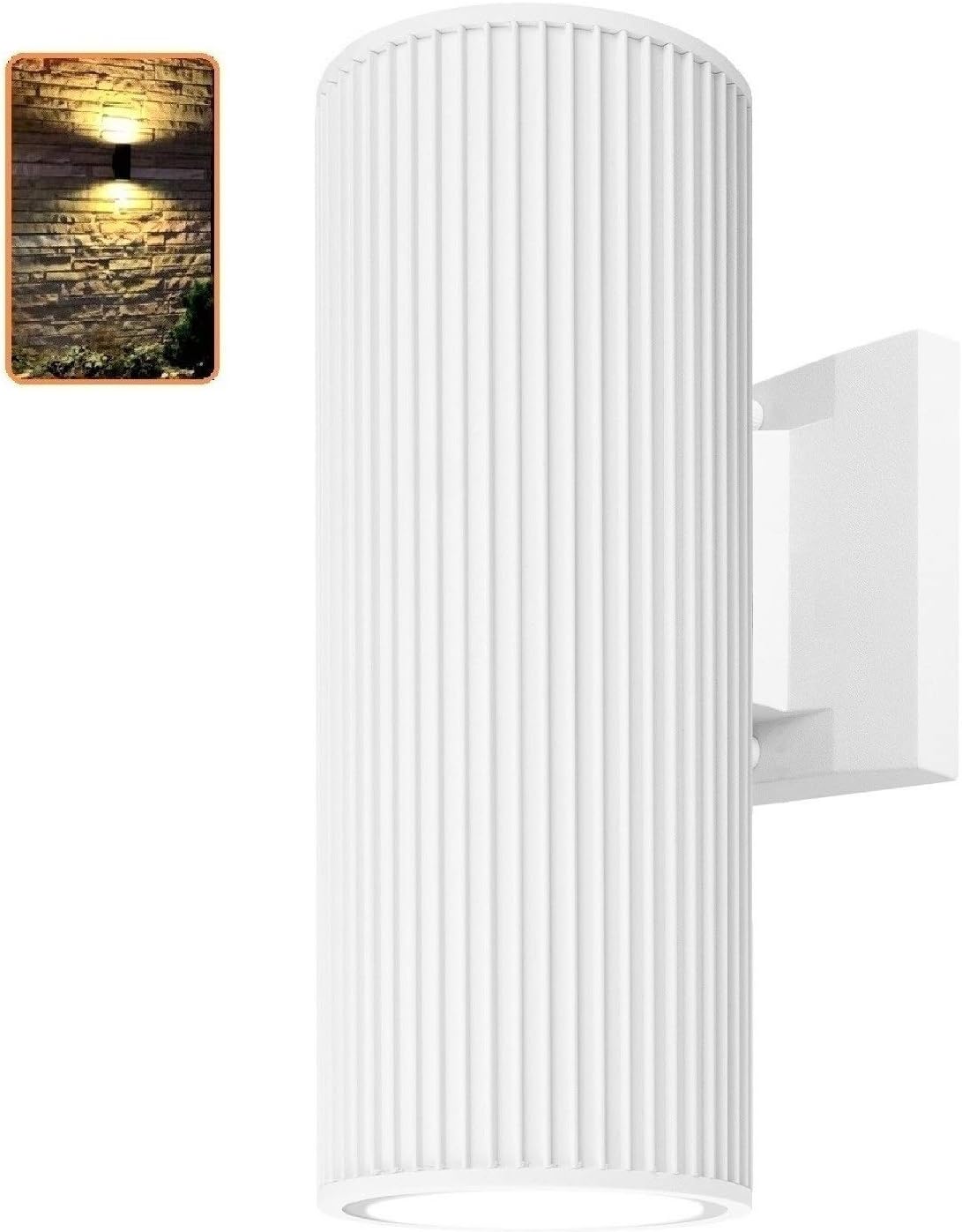 White Die-Casting Aluminum Waterproof Outdoor Wall Light L3927