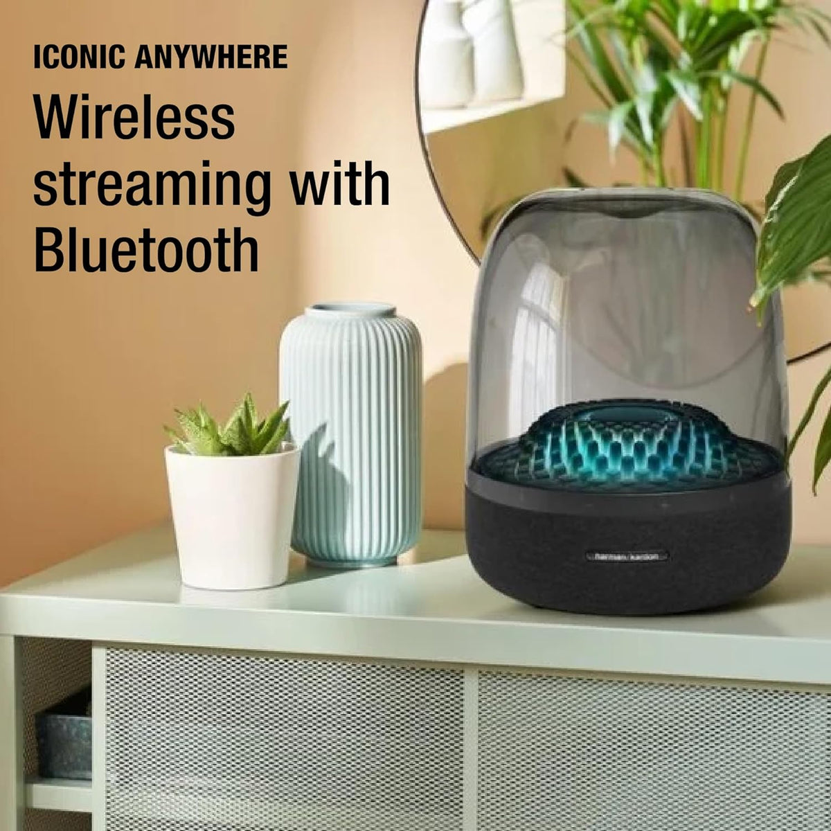 Bluetooth Home Speaker with Diamond-Effect Lighting O140