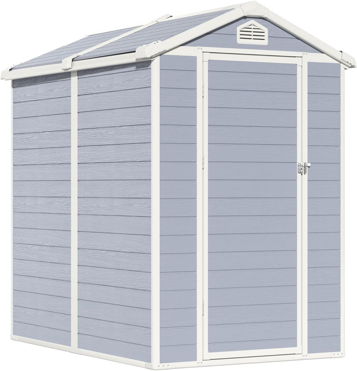 Gray Resin Outdoor Storage Shed Y766