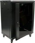 15U Wall Mount Network Server Cabinet Rack Enclosure with Casters L83359