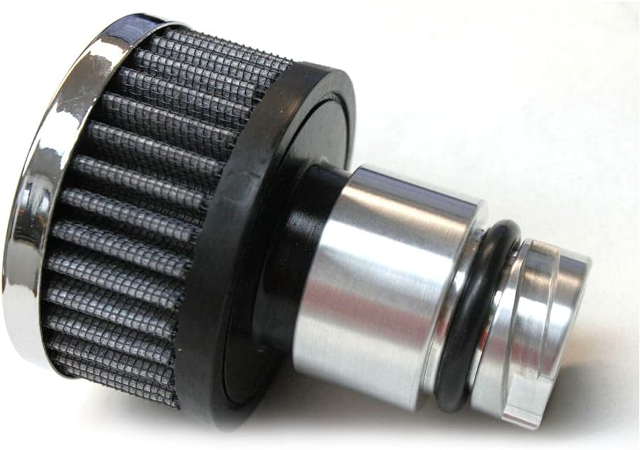 Billet Aluminum Valve Cover Oil Cap with Chrome Breather H7308