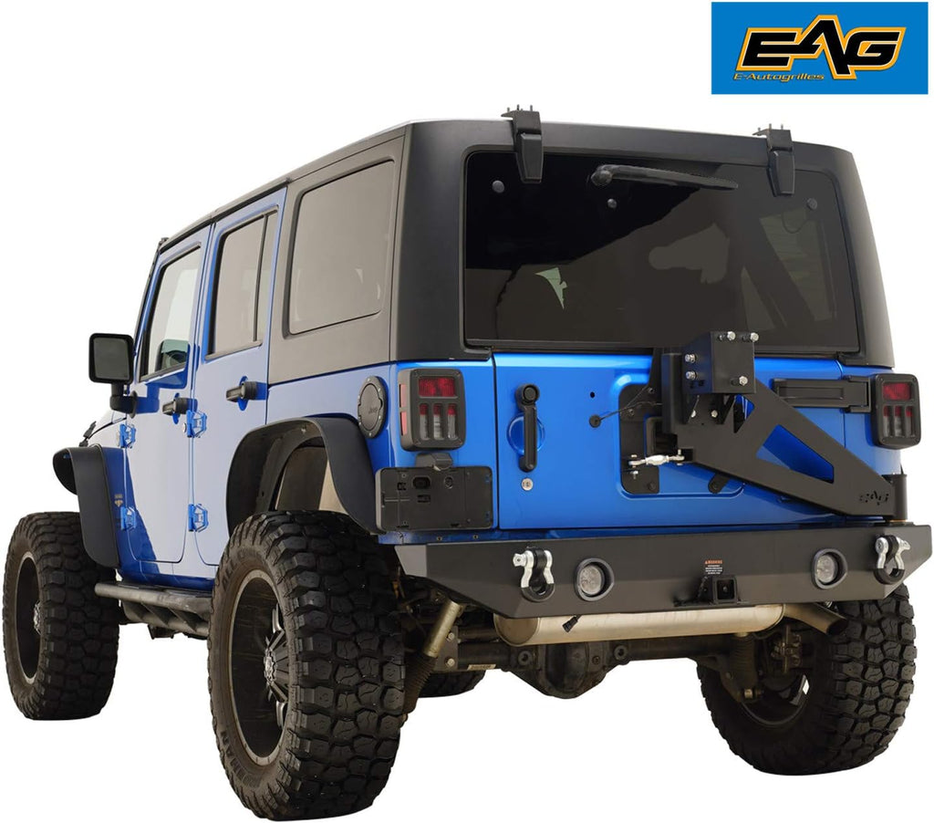 Front and Rear Bumper with Tire Carrier Combo O1642