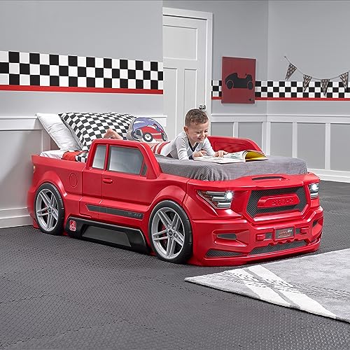 Red Toddler-to-Twin Race Car Bed I7098