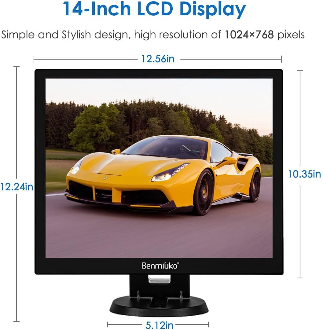 1024x768 HD CCTV Monitor with Built-in Speaker B172365