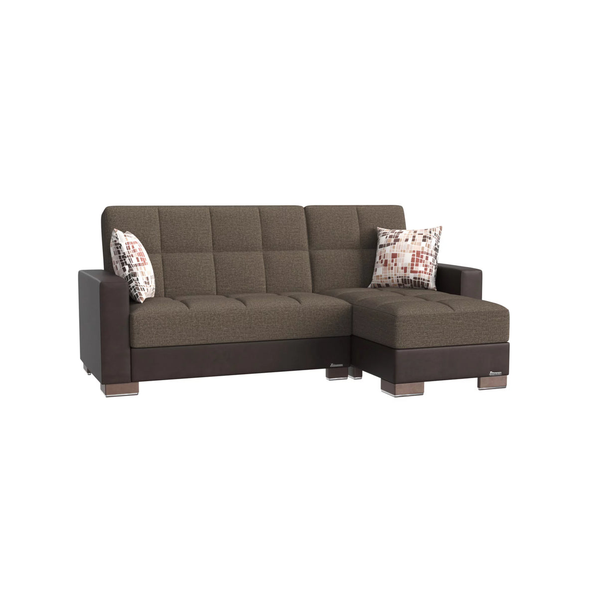 Brown Sectional P87476