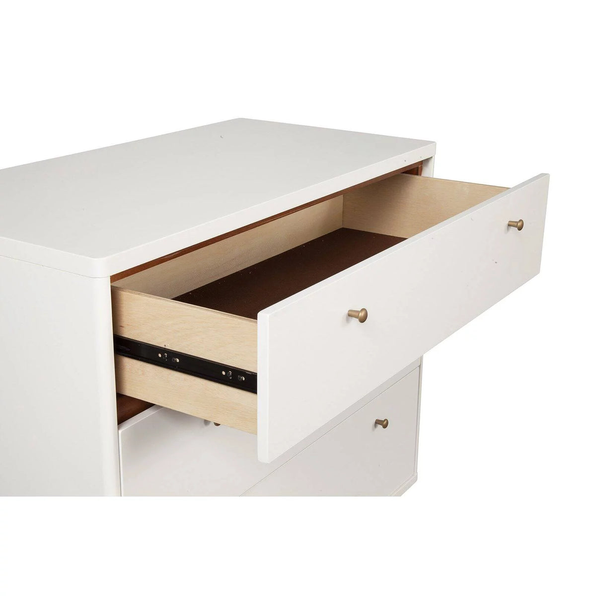 White 3 Drawer Wood Chest X793