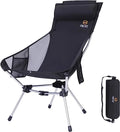Ultralight High Back Folding Camping Chair with Carry Bag P4298