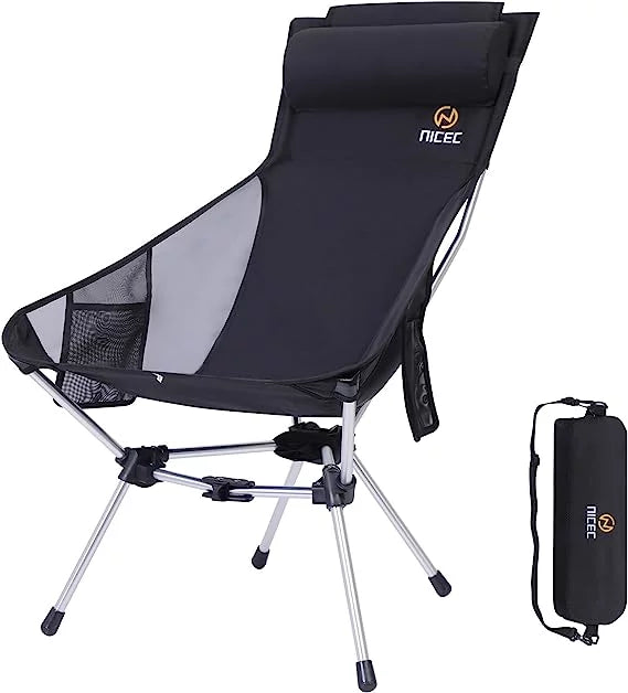 Ultralight High Back Folding Camping Chair with Carry Bag P4298