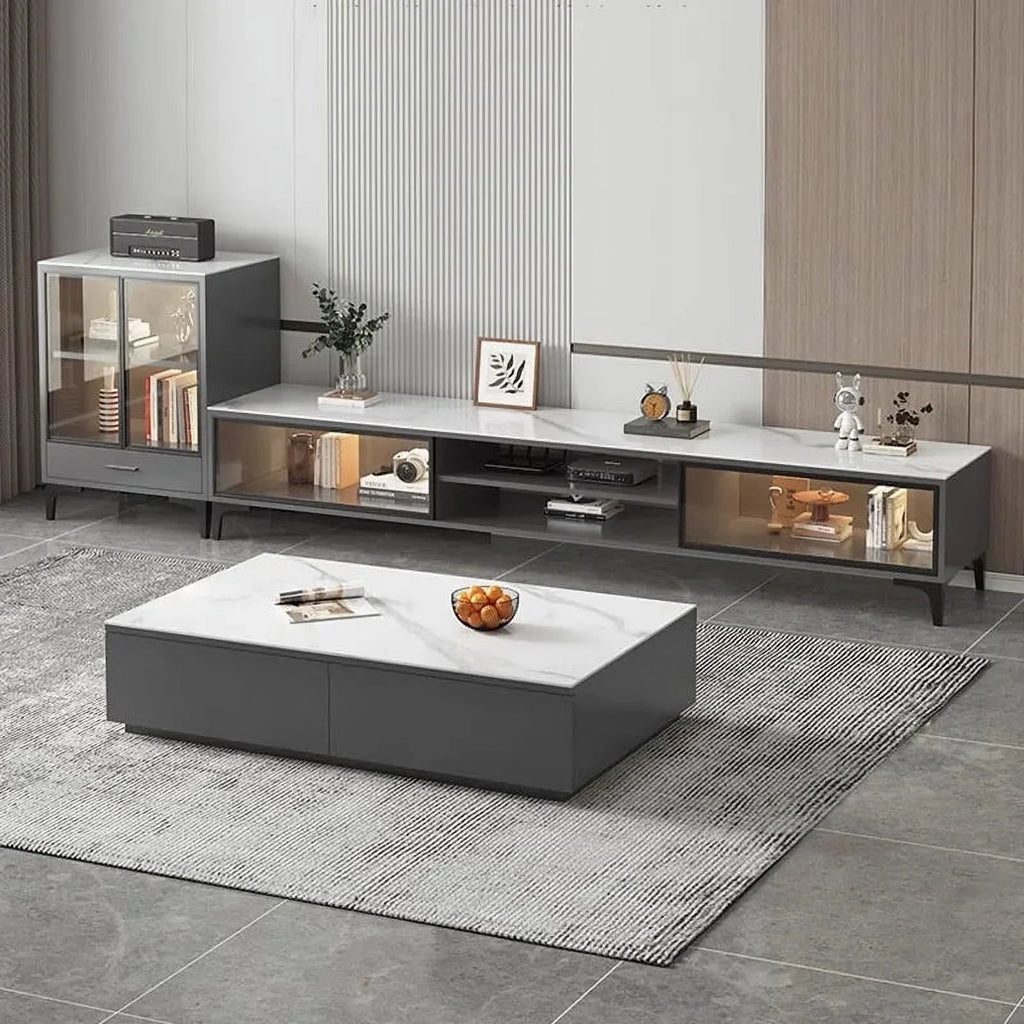 Wooden Tv Stand with Drawers H292