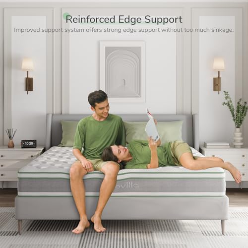 King Size 14 Inch Gel Memory Foam Hybrid Mattress I271