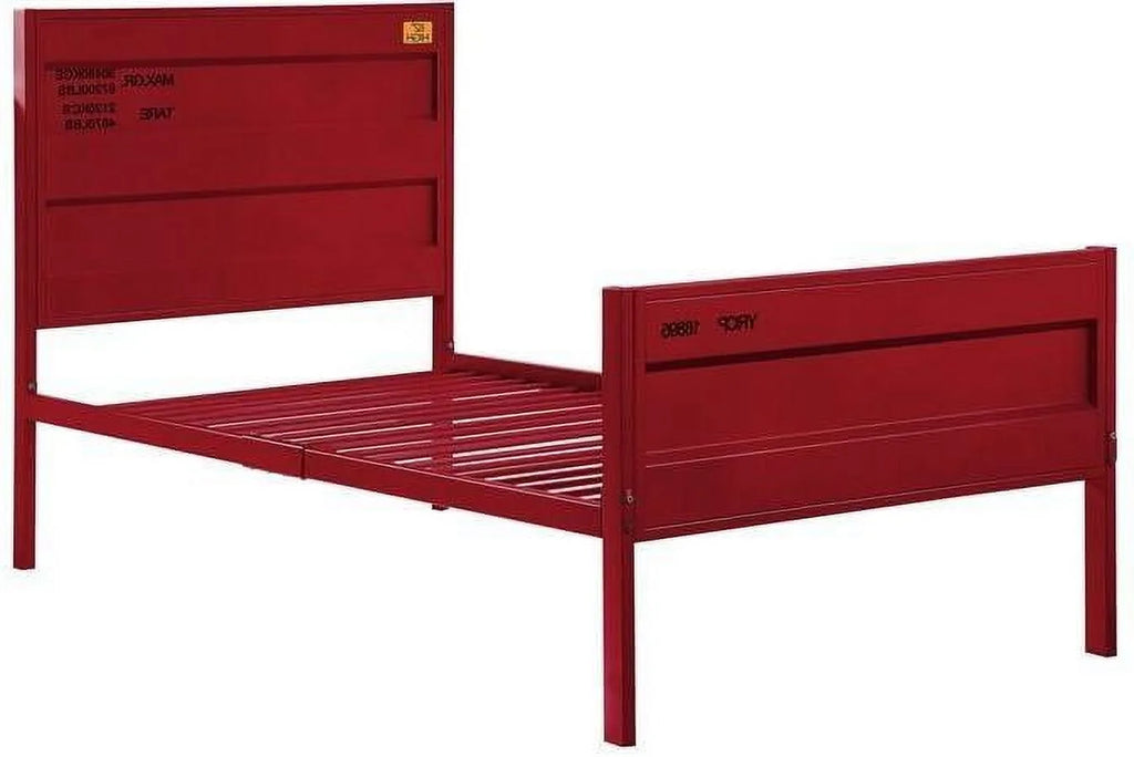 Red Full 4pcs Bedroom Set S7408