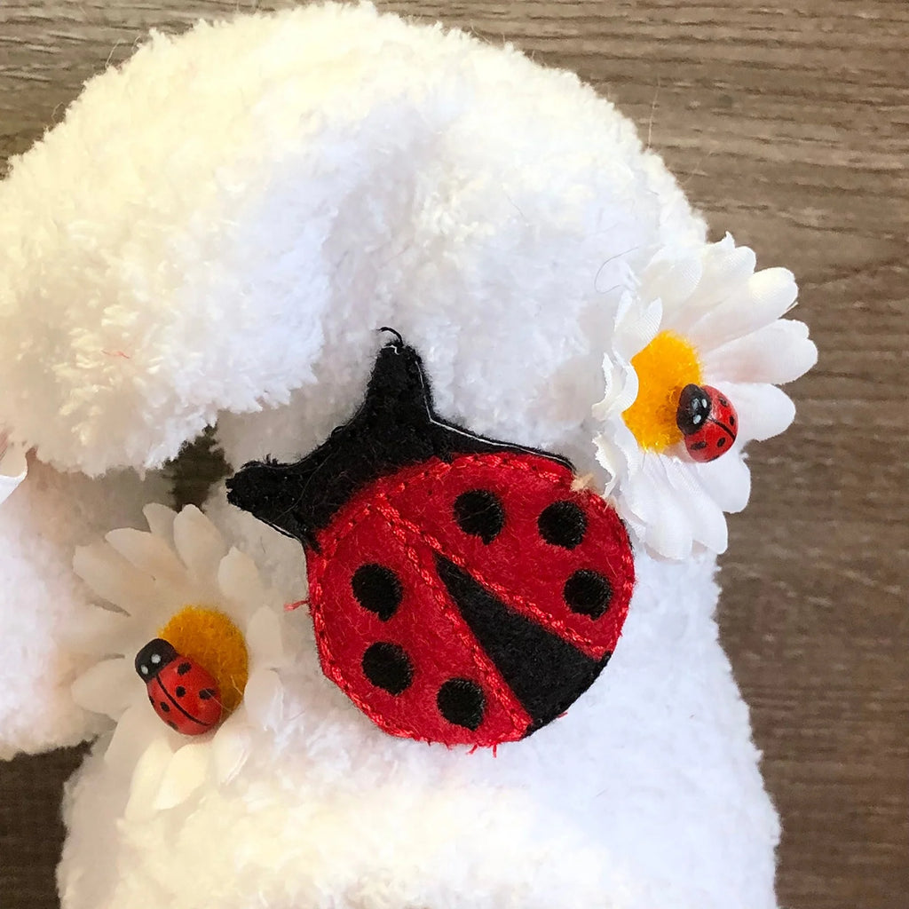 Ladybugs Daisy Gnome Holiday Ornament Doll Decorations W453