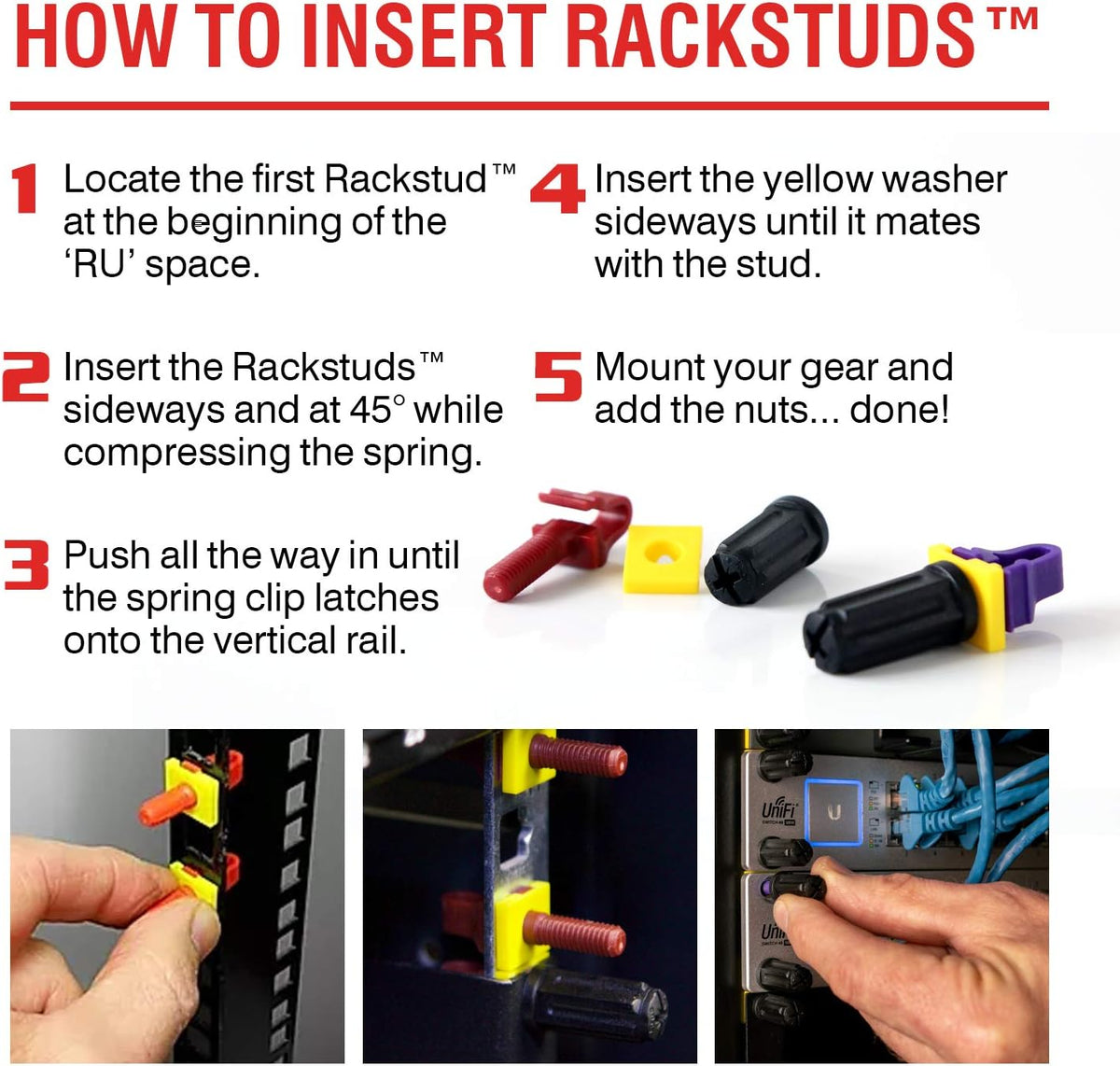 Rack Mount Solution with 80 Studs M7049