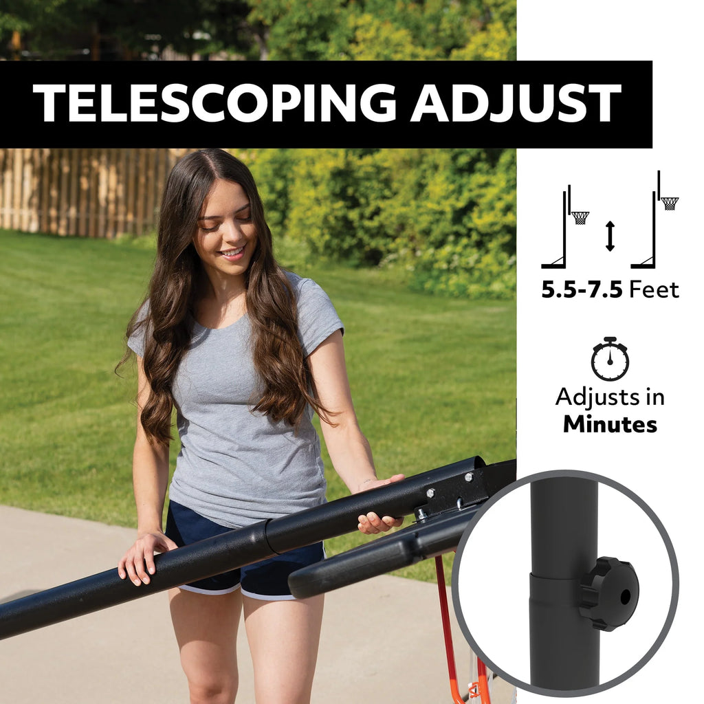 Adjustable Youth Portable Basketball Hoop G523392