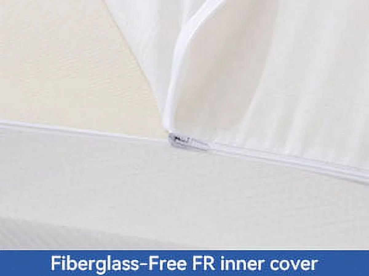 White 8 inch Memory Foam Queen Size Mattress E90781