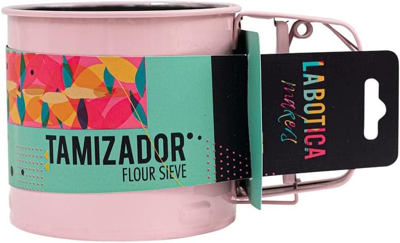 Pink Stainless Steel Hand-held Flour Sifter H6470