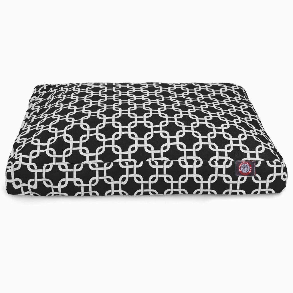 Black Rectangle Pet Bed E70455