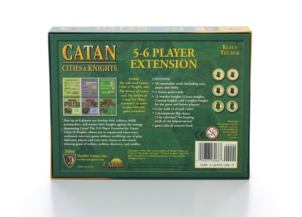 Catan Cities & Knights 5-6 Player Extension O659100
