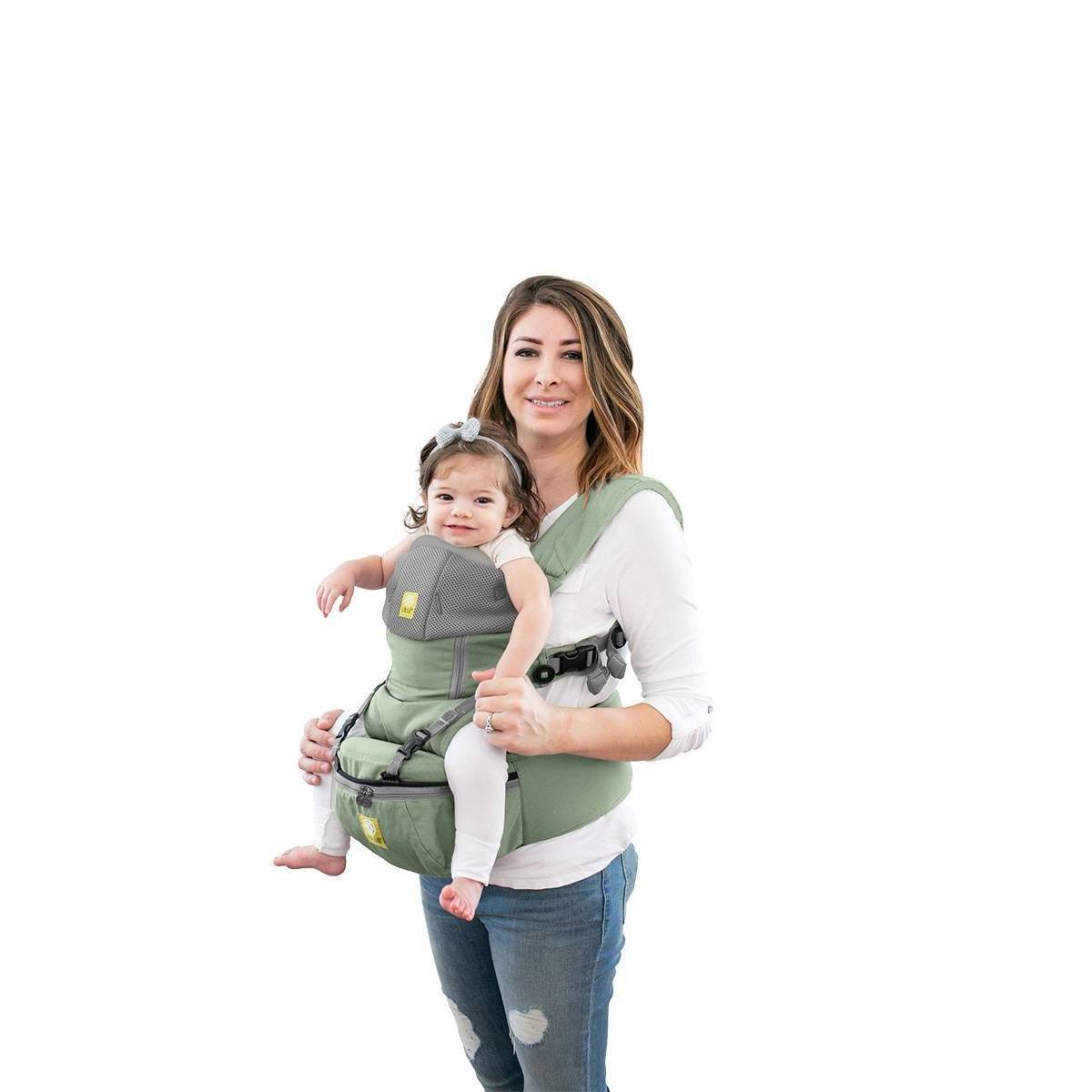 Sage Baby Carrier with Structured Seat Insert V66159