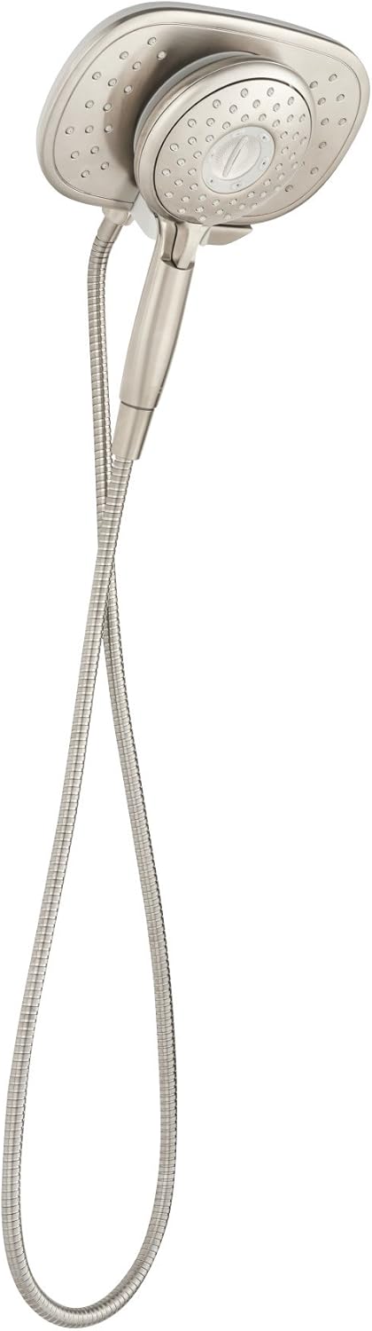 4-Function 2-in-1 Shower Head, 1.8 GPM, Brushed Nickel A6658