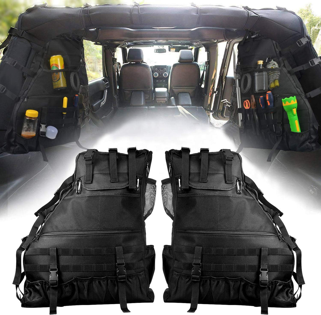 Roll Bar Storage Bag Cage with Multi-Pockets & Organizers G98953