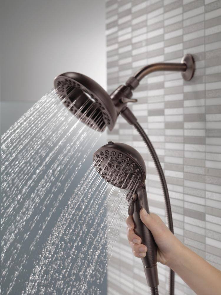 Venetian Bronze Dual Hand Held Rain Shower Heads 2 in 1 Combo C3200