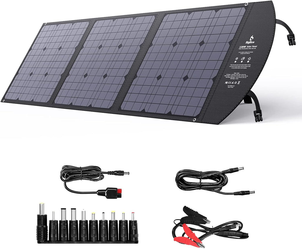 100W ETFE Portable Solar Panel with Kickstands, IP65 Waterproof I3638