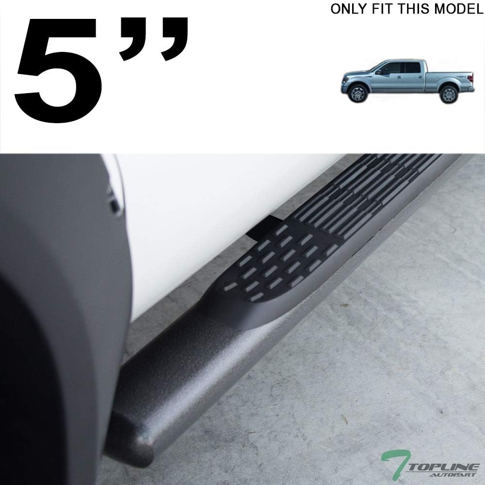 Black Steel Side Step Nerf Bars T171657