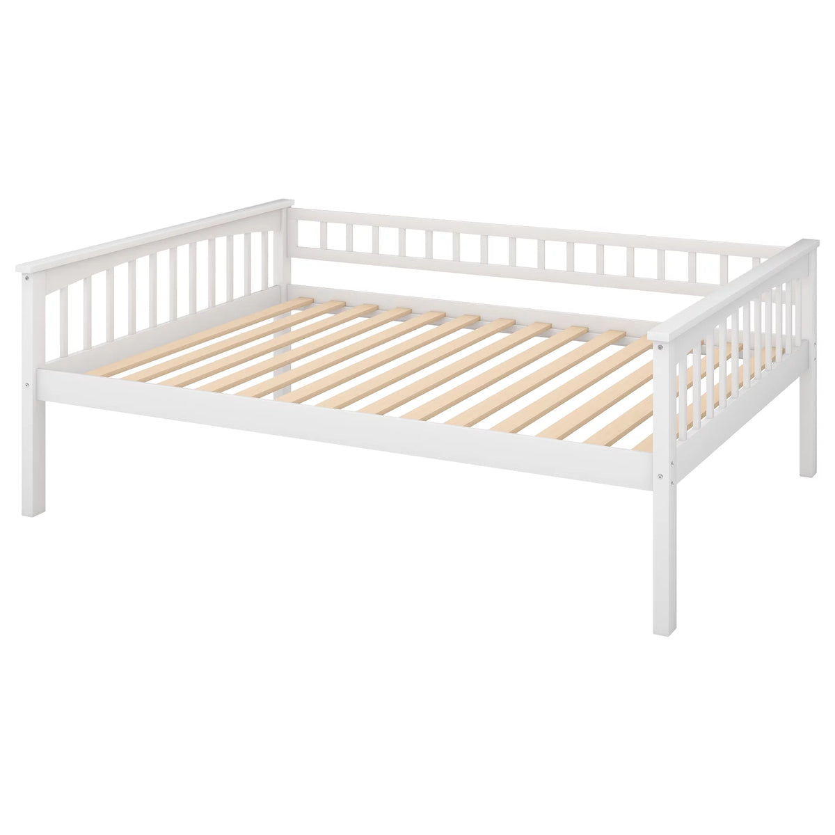 Pine Wood Full-Over-Full Bunk Bed with Storage I703522