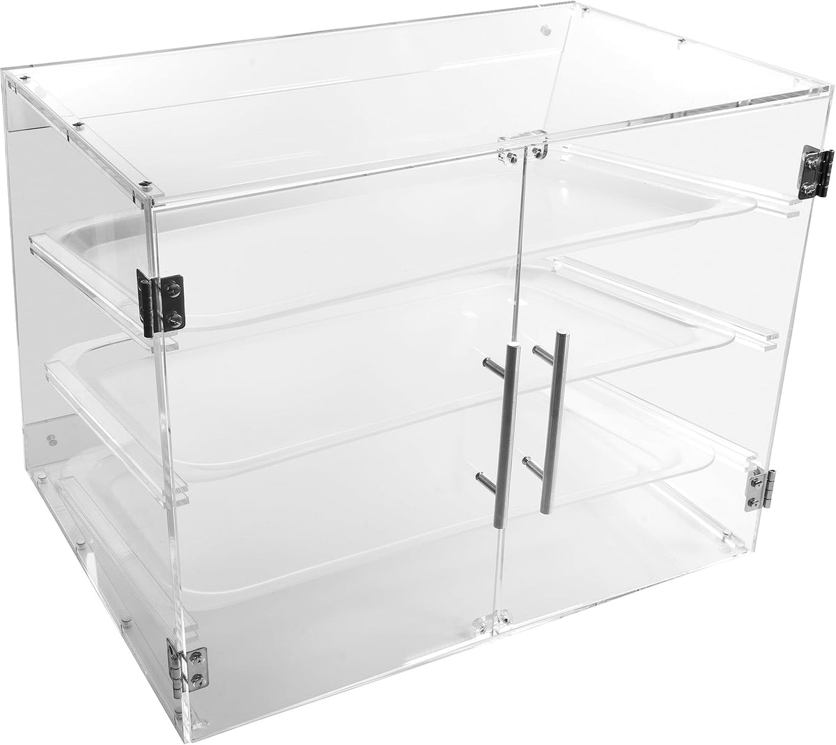3-Tier Commercial Countertop Pastry Display Case with Rear Door L670