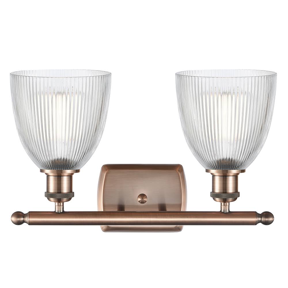 Polished Nickel 2 Light Bath Vanity Light I142