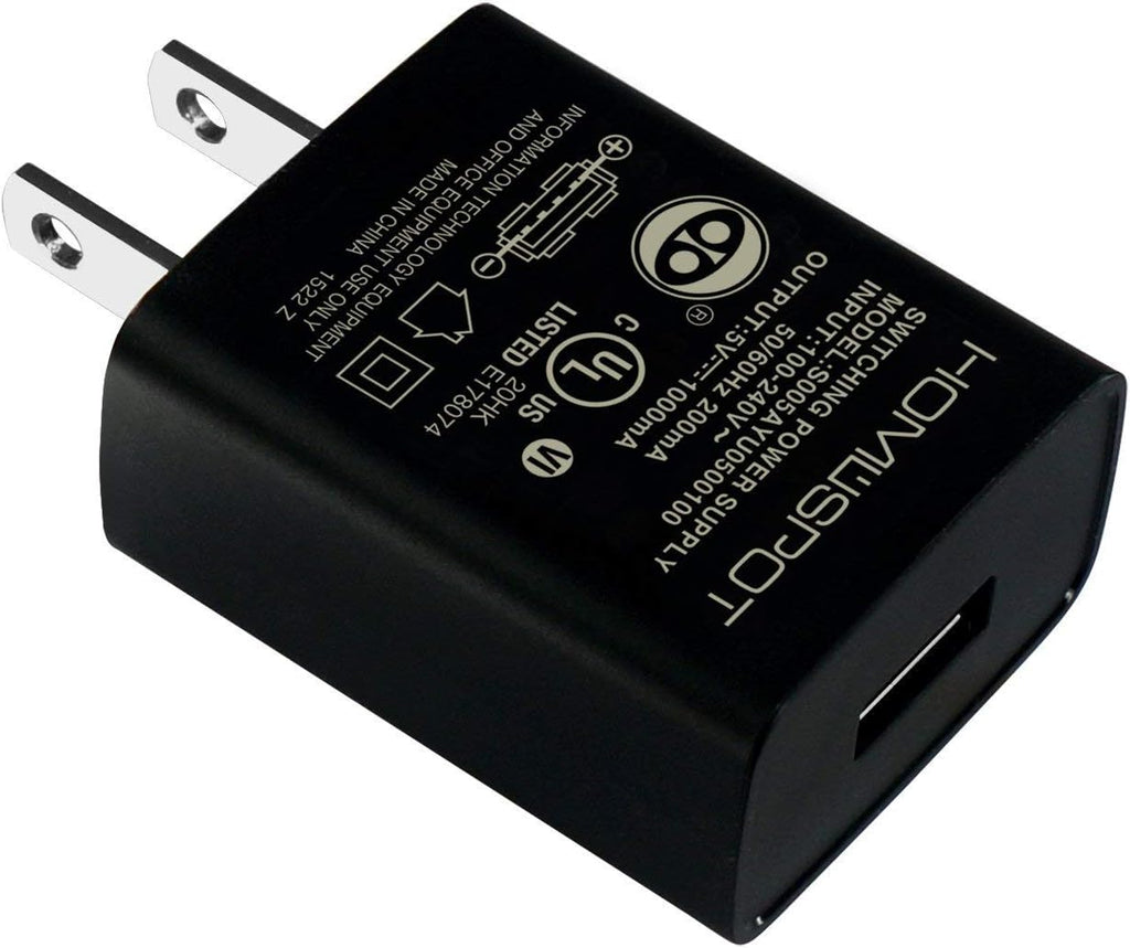 UL Certified USB Wall Charger 5v 1A 1000mA Universal Travel Power Adapter K724936