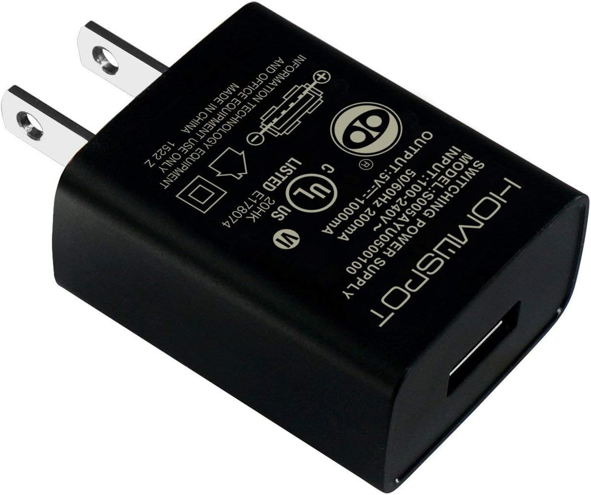 UL Certified USB Wall Charger 5v 1A 1000mA Universal Travel Power Adapter K724936