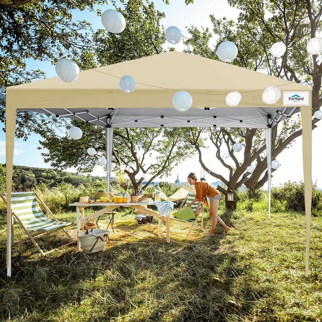 10'x10' Pop Up Canopy Tent with Sidewalls B59207