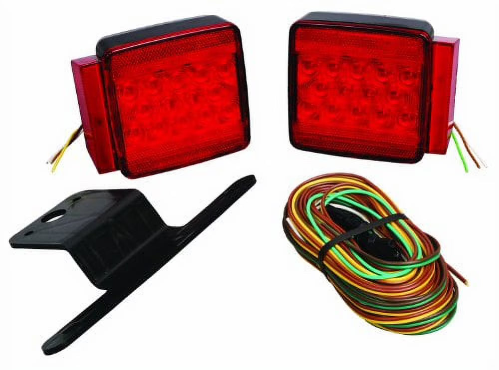 11" Red and Black LED Combo Trailer Light Kit S954866