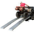 Aluminum Arched Dual Runner Folding ATV Ramps C768861